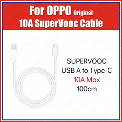 DL129 150CM 100W 10A Original OPPO 10A Cable SuperVooc Fast Charger USB A To USB Type C For OPPO OPPO Find X6 Pro Reno10 Pro+