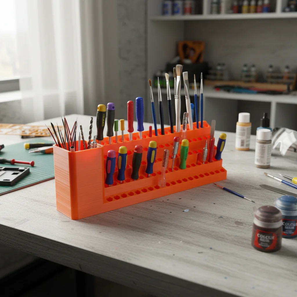 Professional Drill Bit Organizer Plastic Storage Rack for Woodworking Workshop Tool Management Durable Heavy Duty Holder