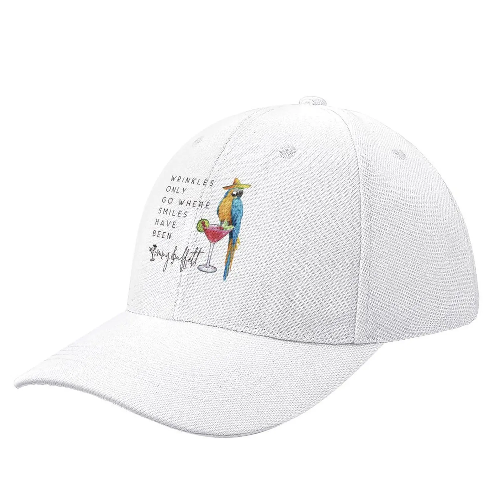 Wrinkles Only Go Where Smiles Have Been Jimmy Buffett, Rip Jimmy Buffett Baseball Cap New In The Hat Men Caps Women's