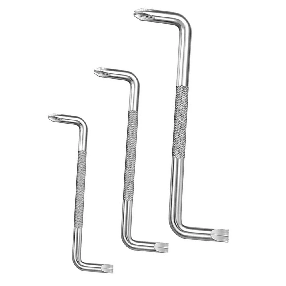 3 個 Z 型ドライバーセット炭素鋼オフセットダブルヘッド 90 度角度ハンドツールマイナス角タイトスペース