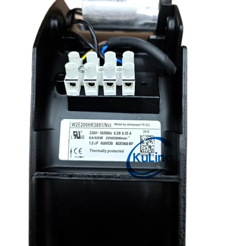 Cooling Fan for W2E200HK3801 N23 230V~ 50/60Hz 0.29/0A 64/68W