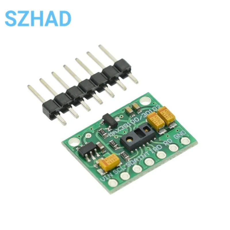 Low Power MAX30100 MAX30102 Sensor Heart Rate Breakout Board For Arduino Blood Oxygen Sensor Module MAX30100 Pulse Oximeter