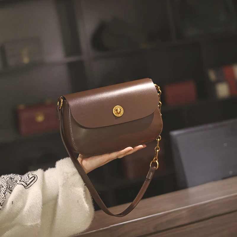 Women's Bag 2024 Summer New Fashion Classic high-grade PU Material Commuter Bag Crossbody Shoulder Bag Suitable for Gifts