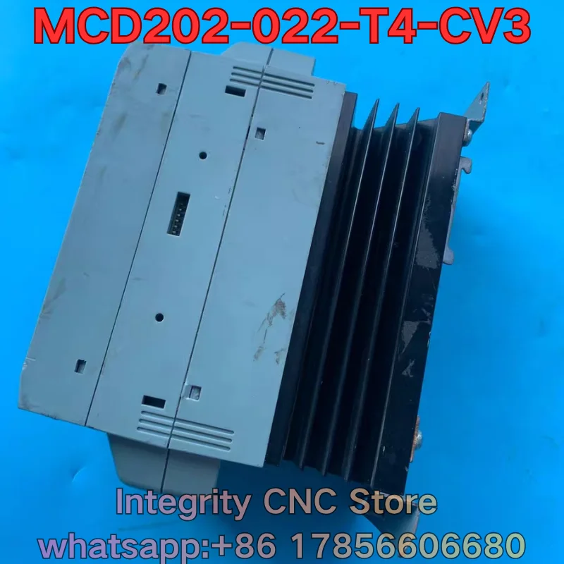 Used MCD202-022-T4-CV3 Soft Starter—Functionality Tested and Working Properly