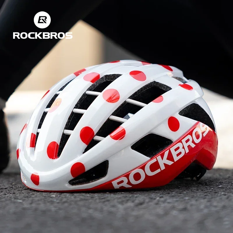 ROCKBROS Cycling Helmet Ultralight Fashion Breathable MTB Road Bicycle Helmet Men Women Suit 54-62CM Racing Bike Equipments