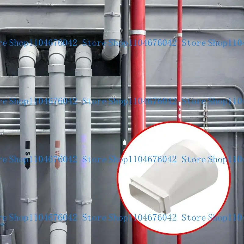 

5ASD -вентиляционные вентиляционные отверстия адаптеры Плоские пластиковые адаптеры Ducting для круглого преобразователя