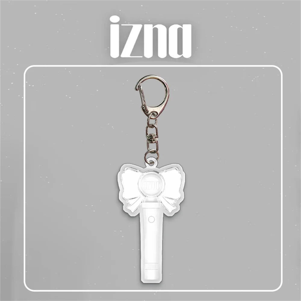 izna ソウルコン ペンコン ファンコン キーリング マスコット KPOP IZNA アクリルライトスティックキーホルダー高品質INSスタイル