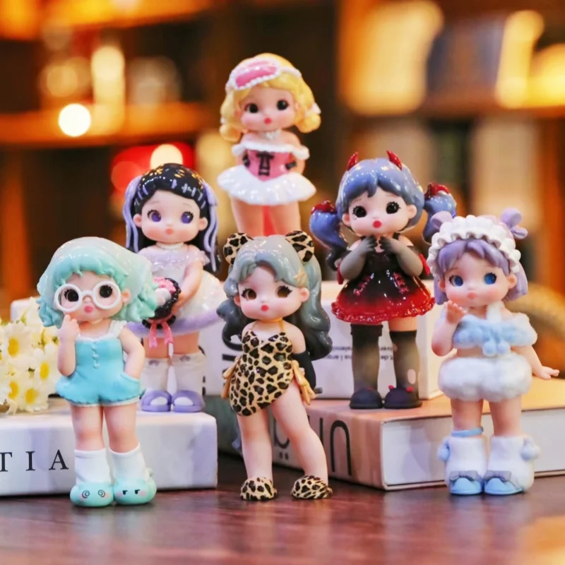 

Original Letsvan Ramy V2 Pajama Party Series Blind Box Cute Action Anime Figure Kawaii Model Toys Mystery Box Gift