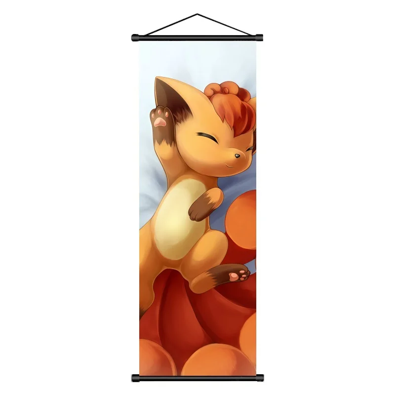 ملصقات التمرير المعلقة من Pokémon Vulpix - ديكور حائط أنيمي رائع ورقيق لمحبي Pokémon