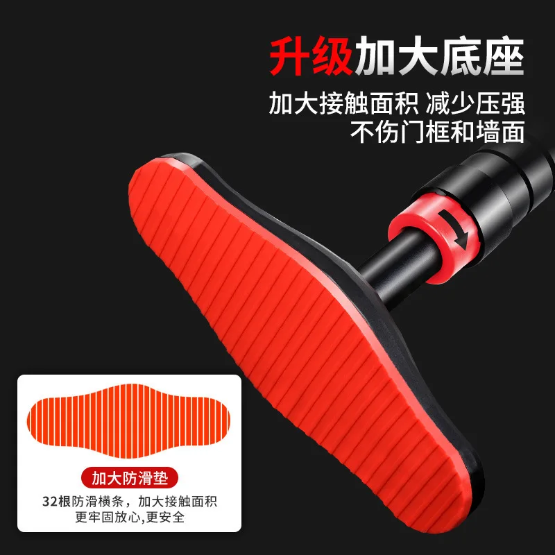 No-Screw Adjustable Doorway Pull Up Bar Strength Training Chin Up Bar