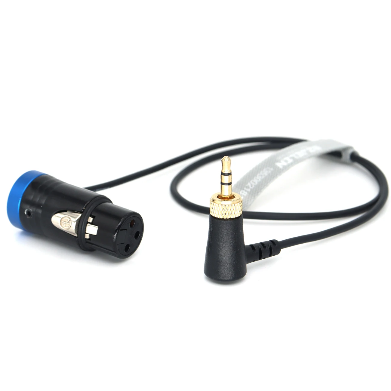 Locking 3.5mm TRS Right-Angle to Short XLR 3Pin Female Audio Cable For Sennheiser SK 500 G4 Sony UWP D11 D21