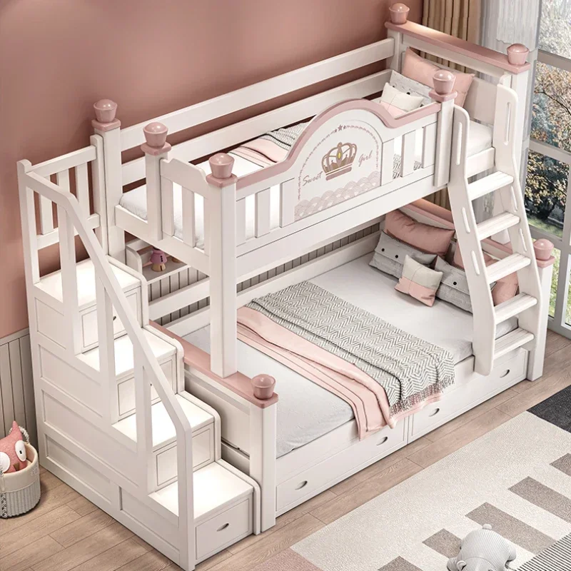 -For Bunk Bed Baby Newborn Things Items Toddler Furniture Double Children Beds Family Playpens Children's Individual Storage&