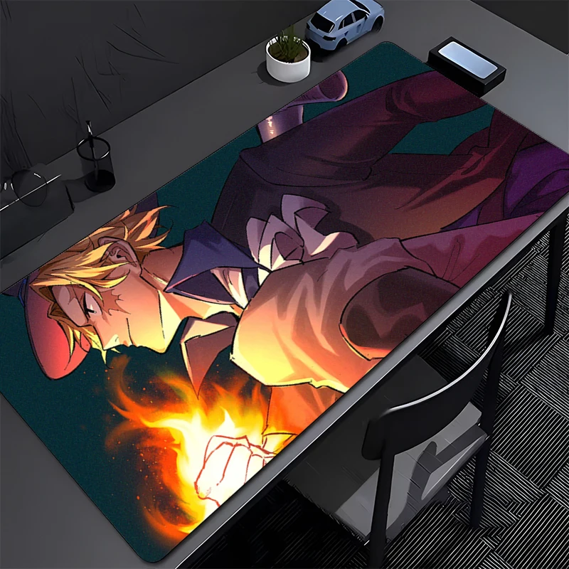 

ONE PIECE sabo Mouse Pad Large Computer Office Game Table Mats Rubber Anti-slip Gaming Keyboard Long Desk Pads HD Anime Mousepad