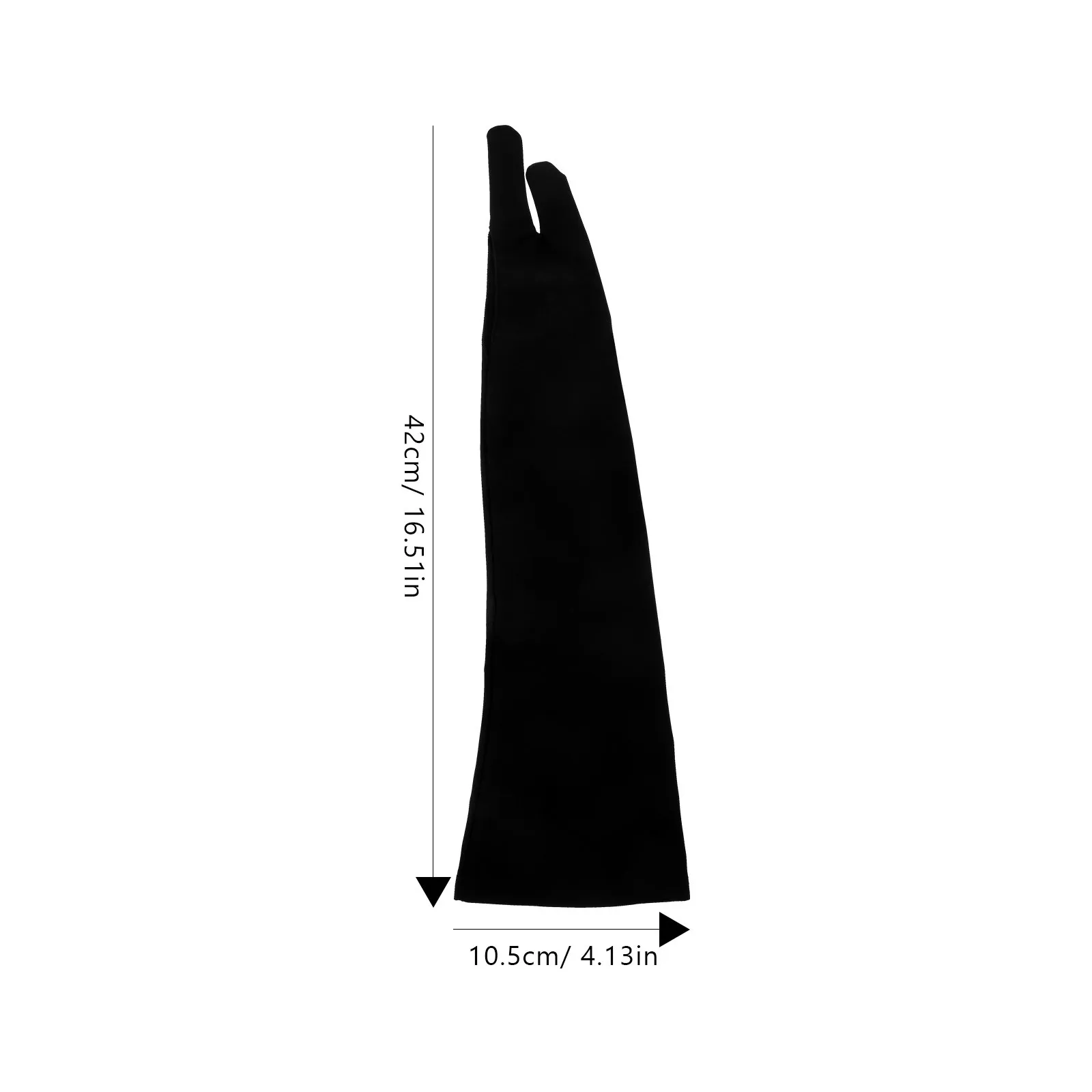 滑り止め柔軟な通気性のあるアーティストグローブ描画タブレット用二本指デザインハンドグローブ描画用ペイントグローブ