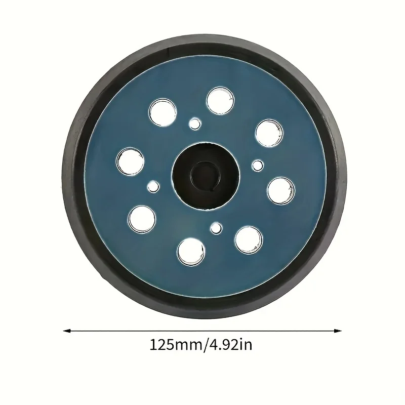 5 Inch 125mm 8 Hole Hook and Loop Sander Backing Pad Orbital Sanding Disc Replacement
