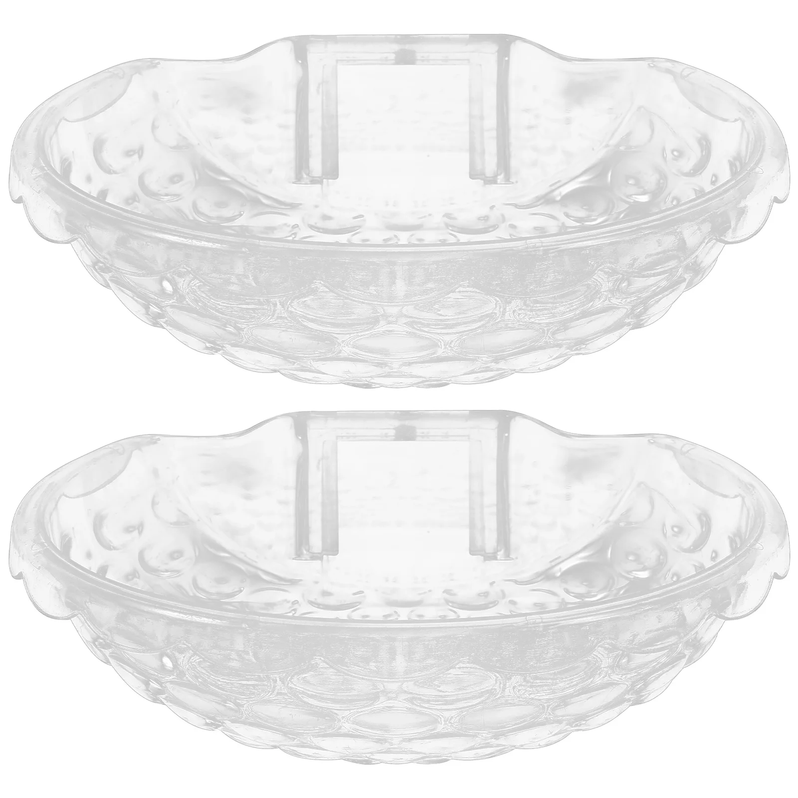 

2Pcs Transparent Soap Box Punch Free Drainage Wall Mounted Bar Draining Self Adhesive Dish Holder for Shower Bathroom Kitchen