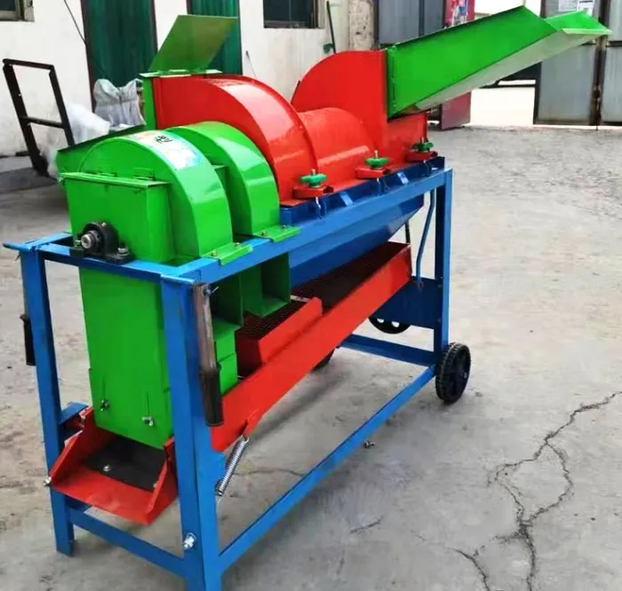 Multifunctional Agriculture Maize Corn Rice Wheat Sorghum Soybean Willet Rapeseed Thresher Sheller Dehuller Process Peel Machine