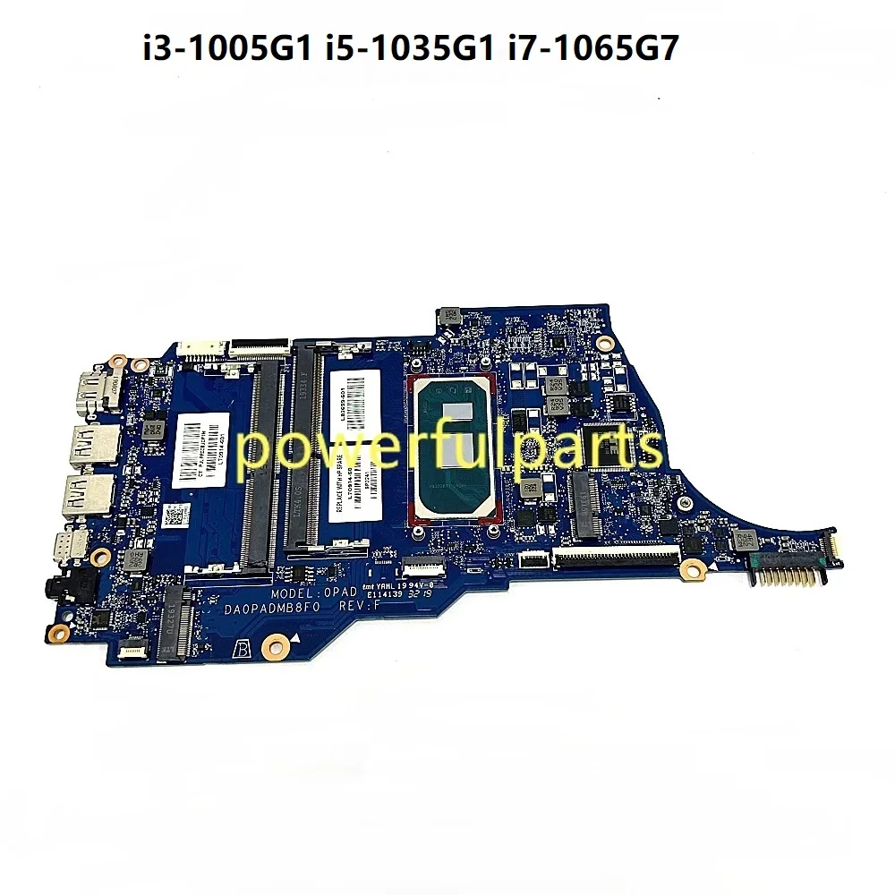 

DA0PADMB8G0 DA0PADMB8F0 For HP TPN-Q242 14-DQ 340S G7 Motherboard L70916-601 L70915-601 L70914-601 i3 i5 i7 CPU Working Good