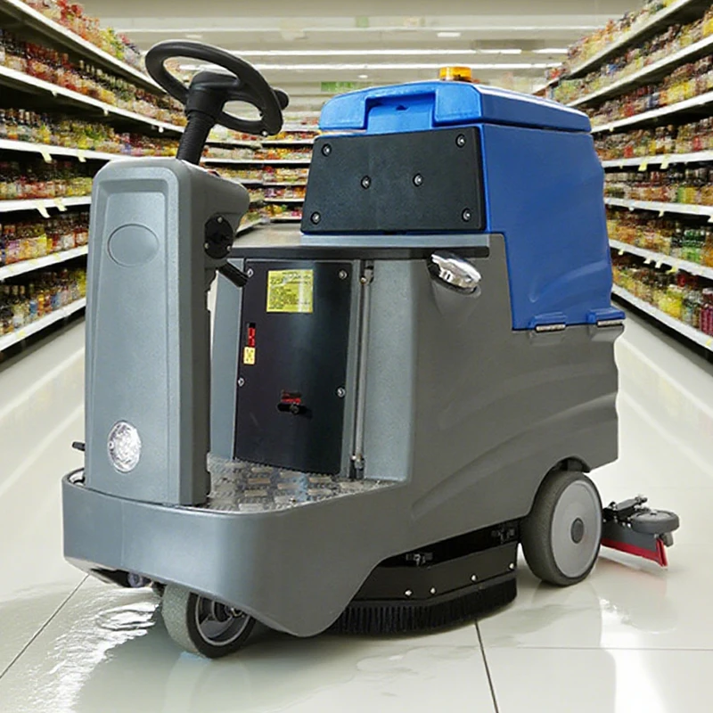 

Cheap Price Scrubber Machine Electric Floor Washing Machine Rider Scrubber Supermarket Scrubber Commercial Floor Road Sweeper