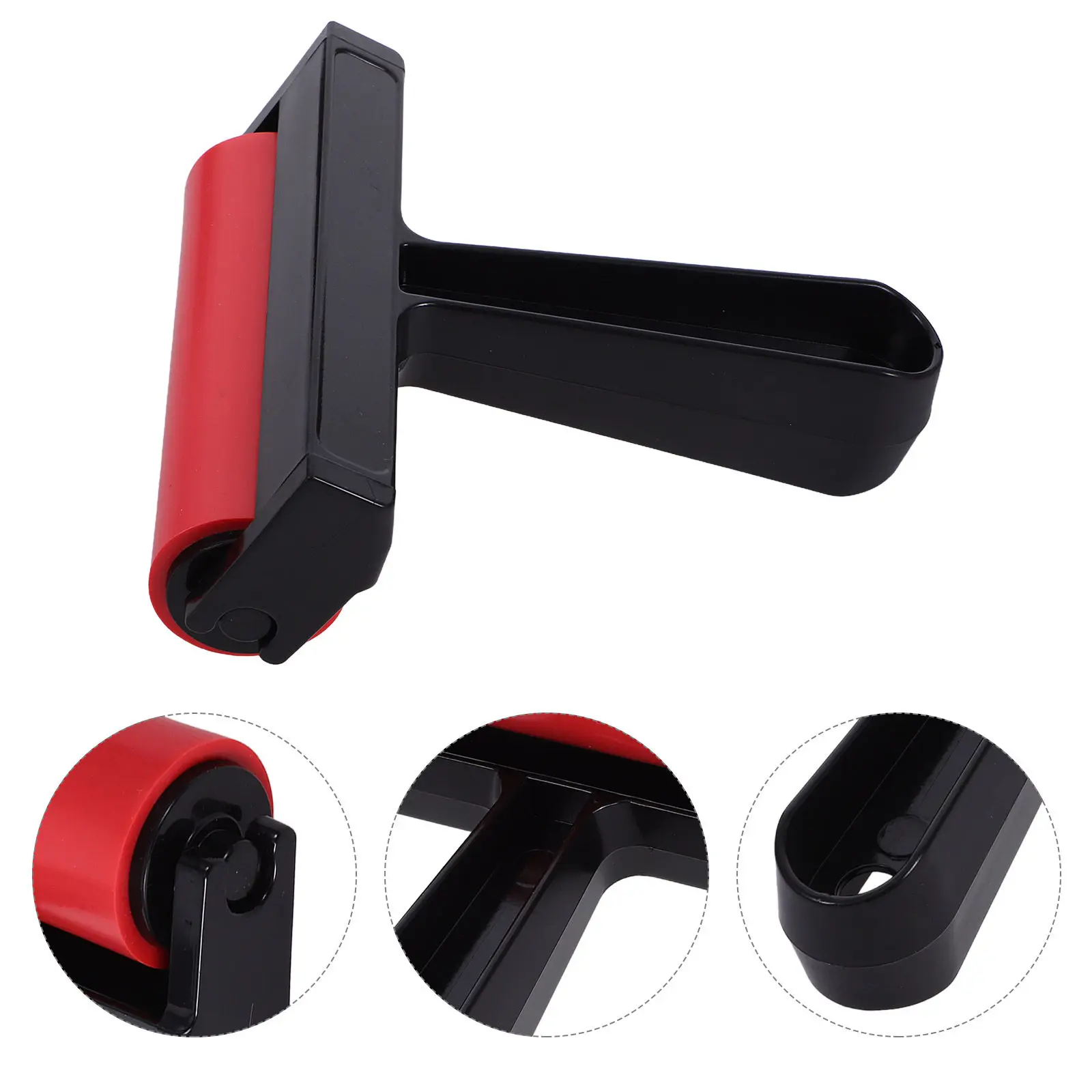 Handheld Mini Rubber Roller for Art Printmaking Craft Painting Ink Application DIY Stamping Tool Creative Skill Enhancement