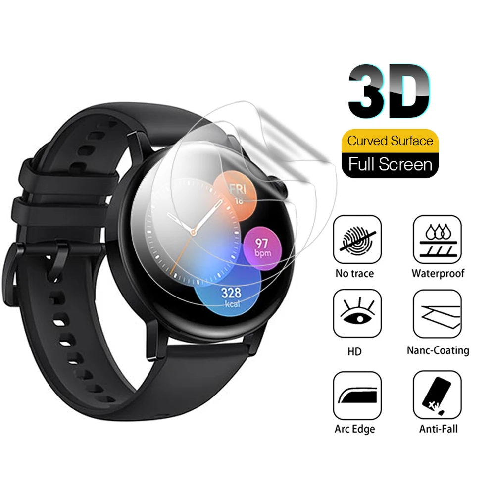 Protector soft film For Huawei Watch GT 3 46mm 42mm Tempered Glass For watch GT/GT 2 46mm/GT 2 pro/watch 3/GT3 Screen protector