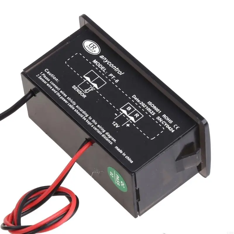 

63HF HOT 12V автомобильный автомобиль Светодиодный светодиодный датчик температуры цифрового термометра -40 ~ 110 ° C