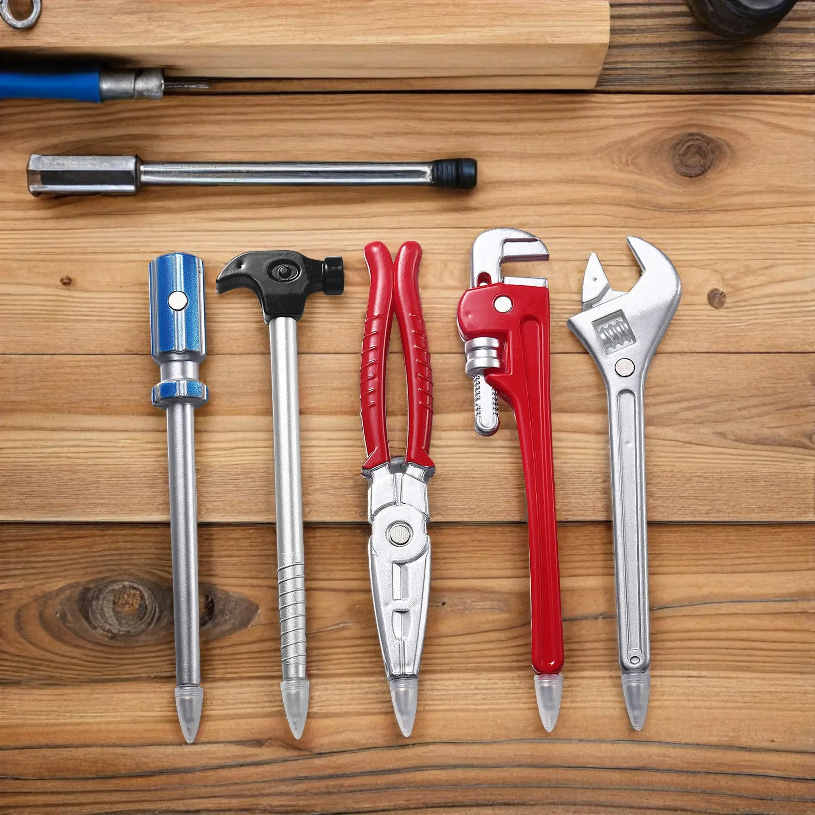 

Набор из 5 шариковых ручек: креативные портативные ручки в виде инструментов для студентов, подарок для школы