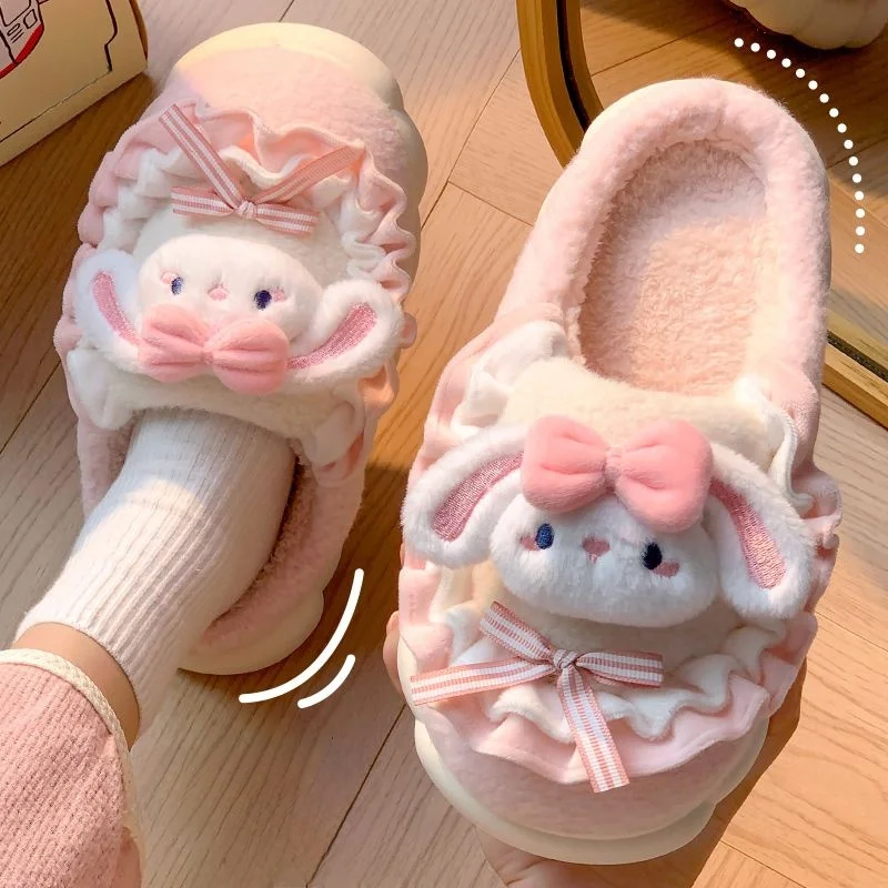

Детские тапочки Домашняя обувь ​ Тапочки с героями мультфильмов, зимняя обувь для девочек, противоскользящая теплая обувь с мягкой подошвой, розовая, синяя, размер 36-41