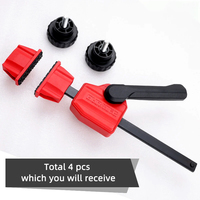 Adjustable 20MM Hole Desktop Clamp Fixture Woodworking Tool Quick Release Clamp for Workbench Auxiliary Clamping Fastener Tool