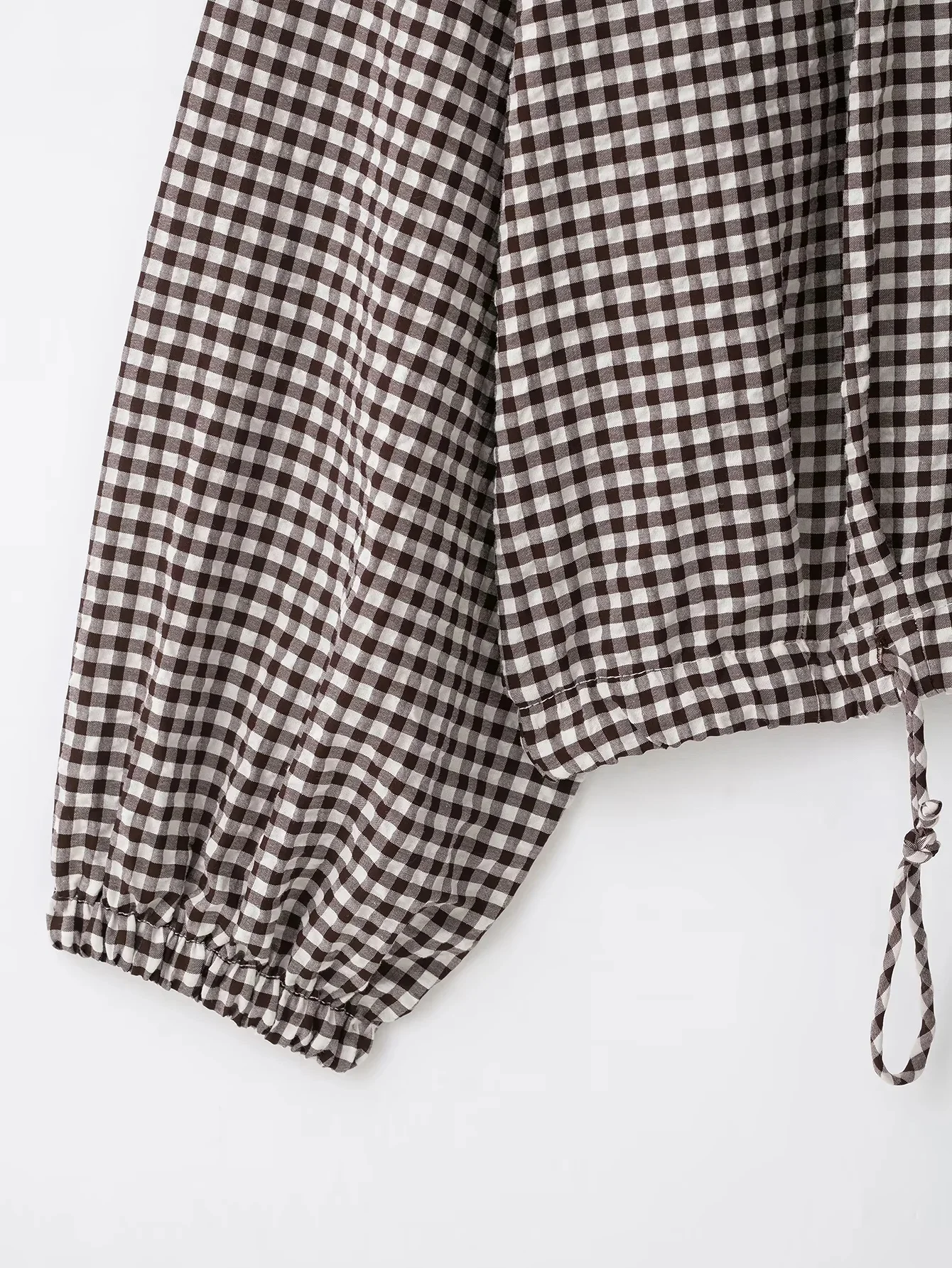 KONDALA Damen Lässige Elegante Karierte Hemdjacke 2026 Frühling Herbst Trendige High-Street Vintage Jacke Vielseitige Pendlerjacke für Damen – Detail 6