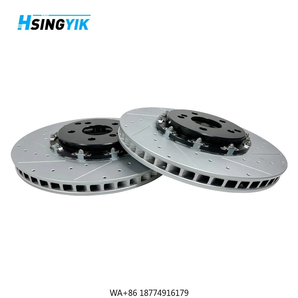 

Hsingyik Slotted Drill Front OEM 17835301 92213817 Break Disk 2 Piece Brake Disc for 355 32MM