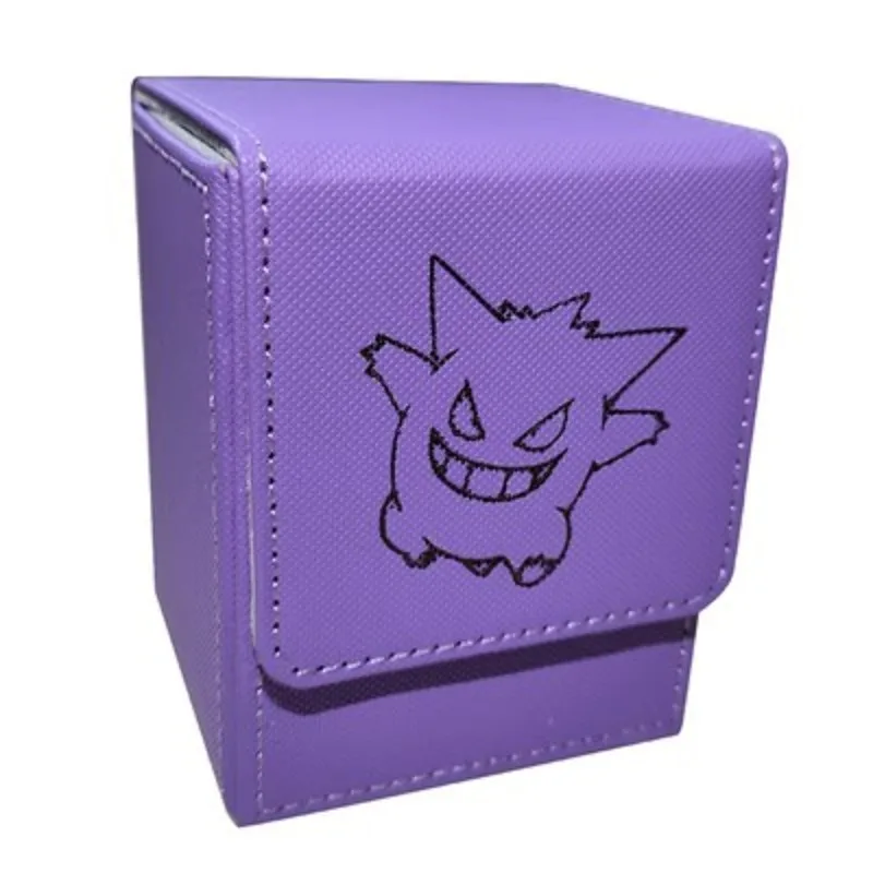 Pokemon PTCG Gengar Snorlax Maushold Animation Characters Card Box Anime Classics Game Collection Cards Storage Box Toy