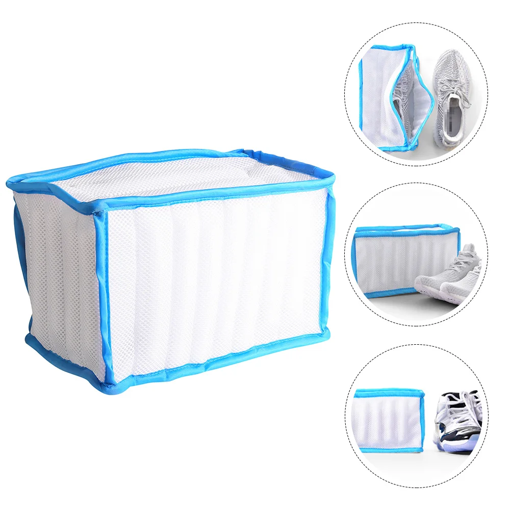 

Shoe Washing Bag, Thickened Mesh Laundry Bag For Sneakers, Washable Shoes Organizer Storage Pouch, Zipper Closure Fine