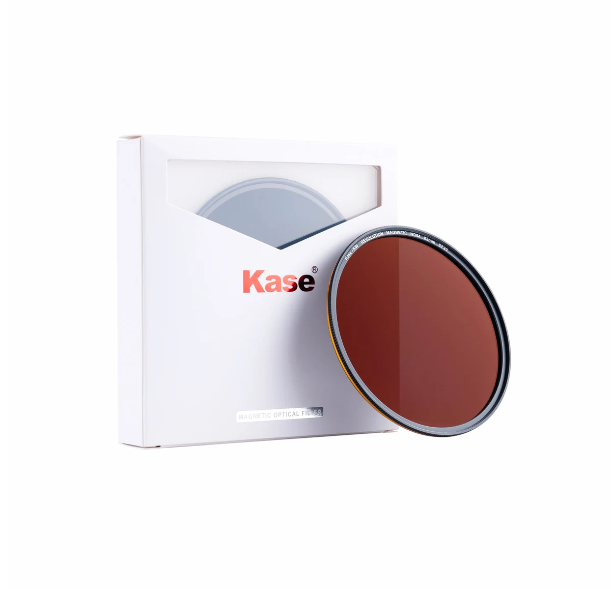 Kase 72mm 6-Stops ND64 KW Revolution Magnetic ND1.8 Filter with Adapter Ring for Cameras Lens  - Yellow Frame ( New Packaging )