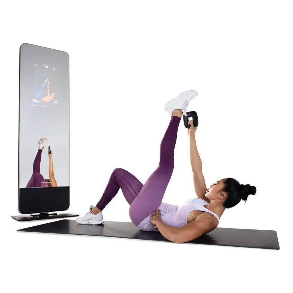 

Hot Sale Intelligent Gym Mirror Capacitive Touch Interactive Health Full Body Indoor Sport For Yoga Photo Function