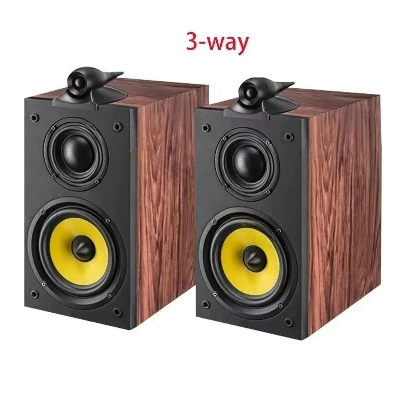 

Трехполосные передние Hi-Fi колонки для домашнего кинотеатра, подходят для усилителей, аудиосистем, 6,5-дюймовые пассивные полочные колонки 140 Вт E1s T