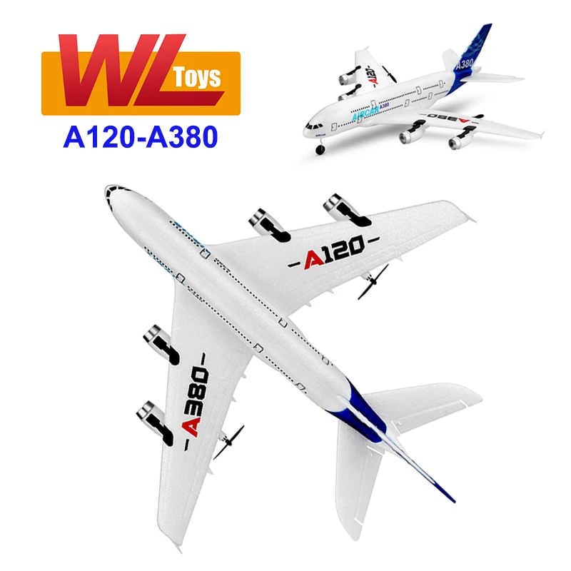 WLtoys XK A120 Airbus RC samolot samolot Drone UAV zabawki dla chłopców Mini pilot Quadrocopter Model duży model prezent