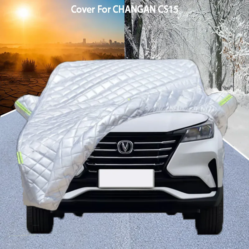 

For CHANGAN CS15 Car Cover Delivers Hail Protection, Scratch Guard, prevents paint peelingRain & Snow Resistance