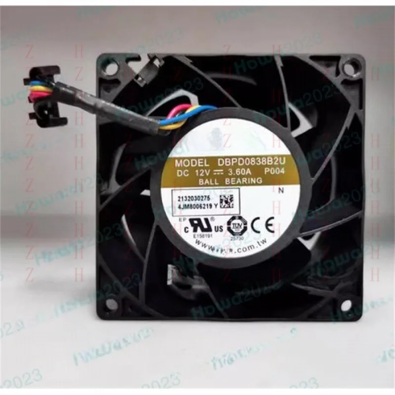 

XXZ для 1/шт AVC DBPD0838B2U 8038 12 В 3,6 А 8 см сверхбольшой объем воздуха охлаждающий вентилятор