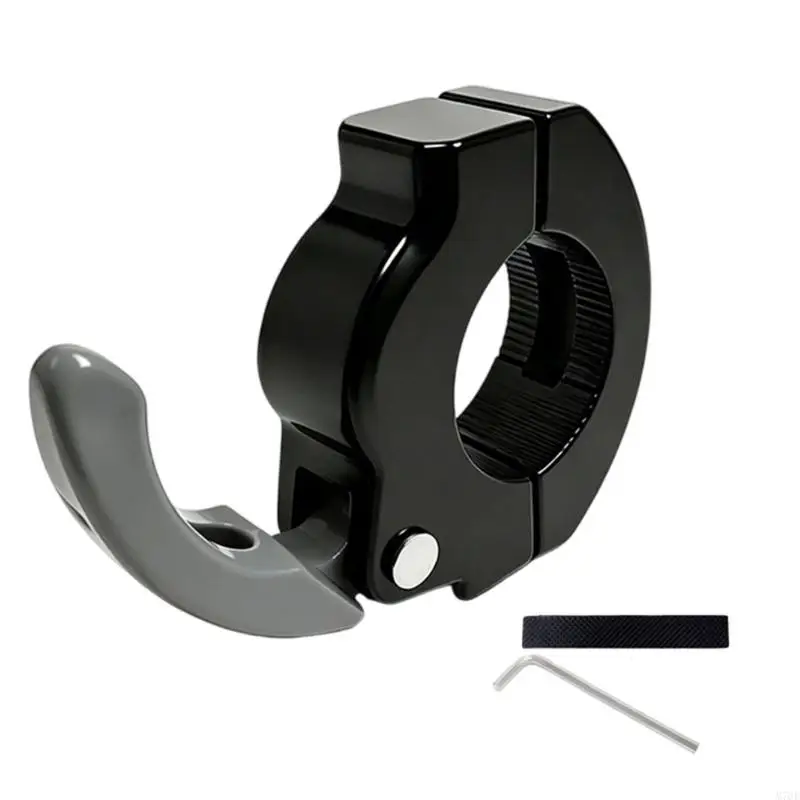 M76E Aluminium-Klemmhaken zum Aufhängen von Lenkern für Taschen und Helme auf Kurztrips – Detail 8