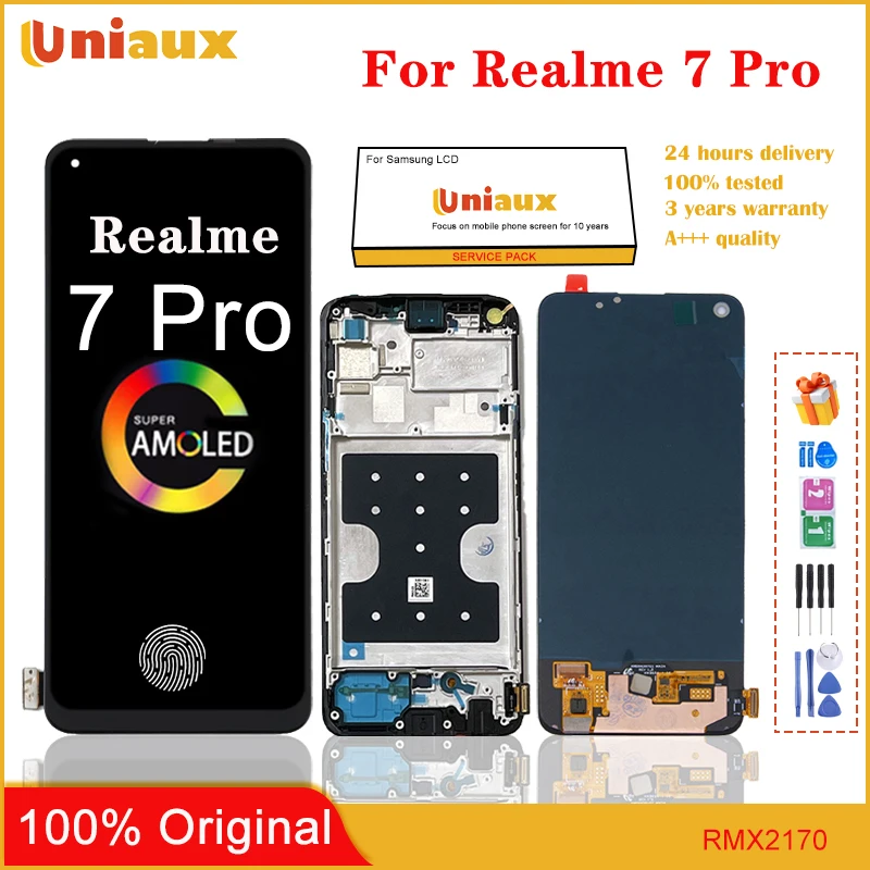

For Realme 7 Pro Mobile Phone LCD Screen Display assembly Touch Screen LCD Panel Replacement