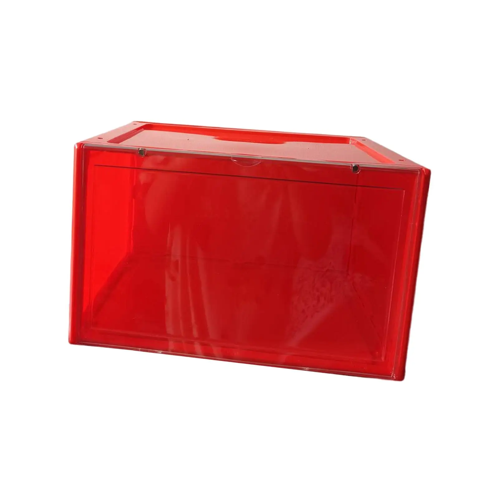 Stackable Transparent Shoe Box Shoes Storage Box Plastic Thickened Foldable Dustproof Display Case Holders Storage Shoe Box