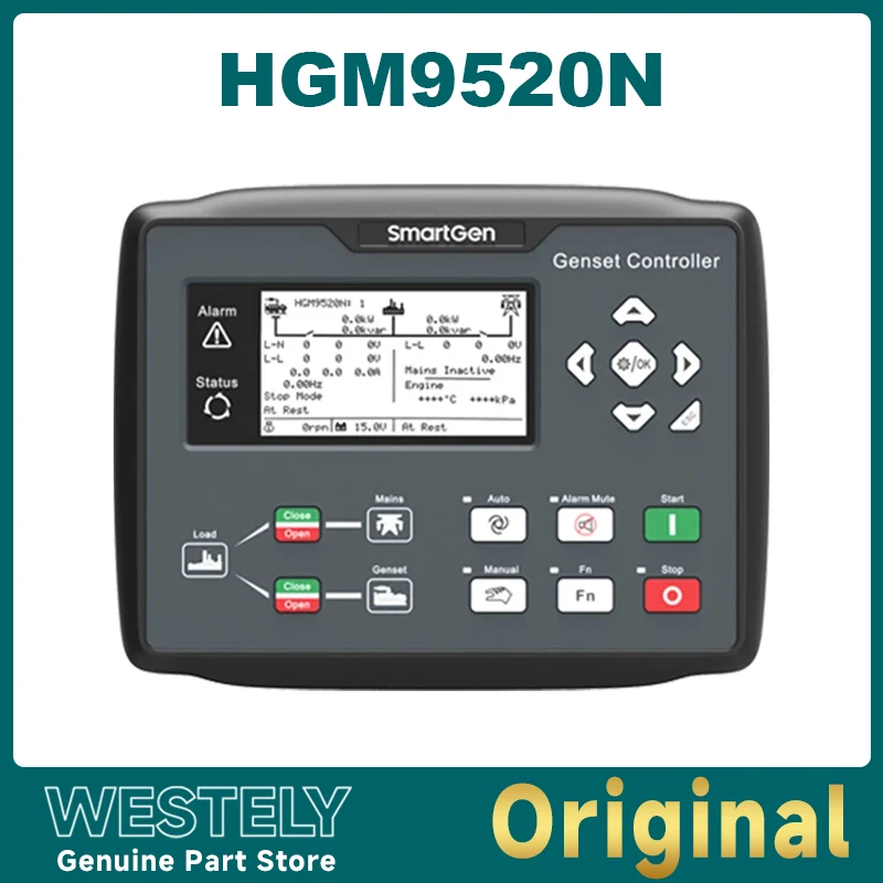 

Genuine HGM9520N GOV AVR RS485 ETHERNET Genset Paralleled (with Mains) Controller For Manual/AutoSystem and Mains