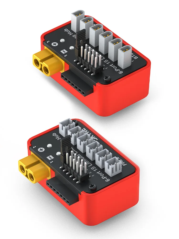 SKYRC Hub de charge de batterie OSH 6 ports 1S Hub de charge de batterie pour LiPo LiFe Li-ion LiHV