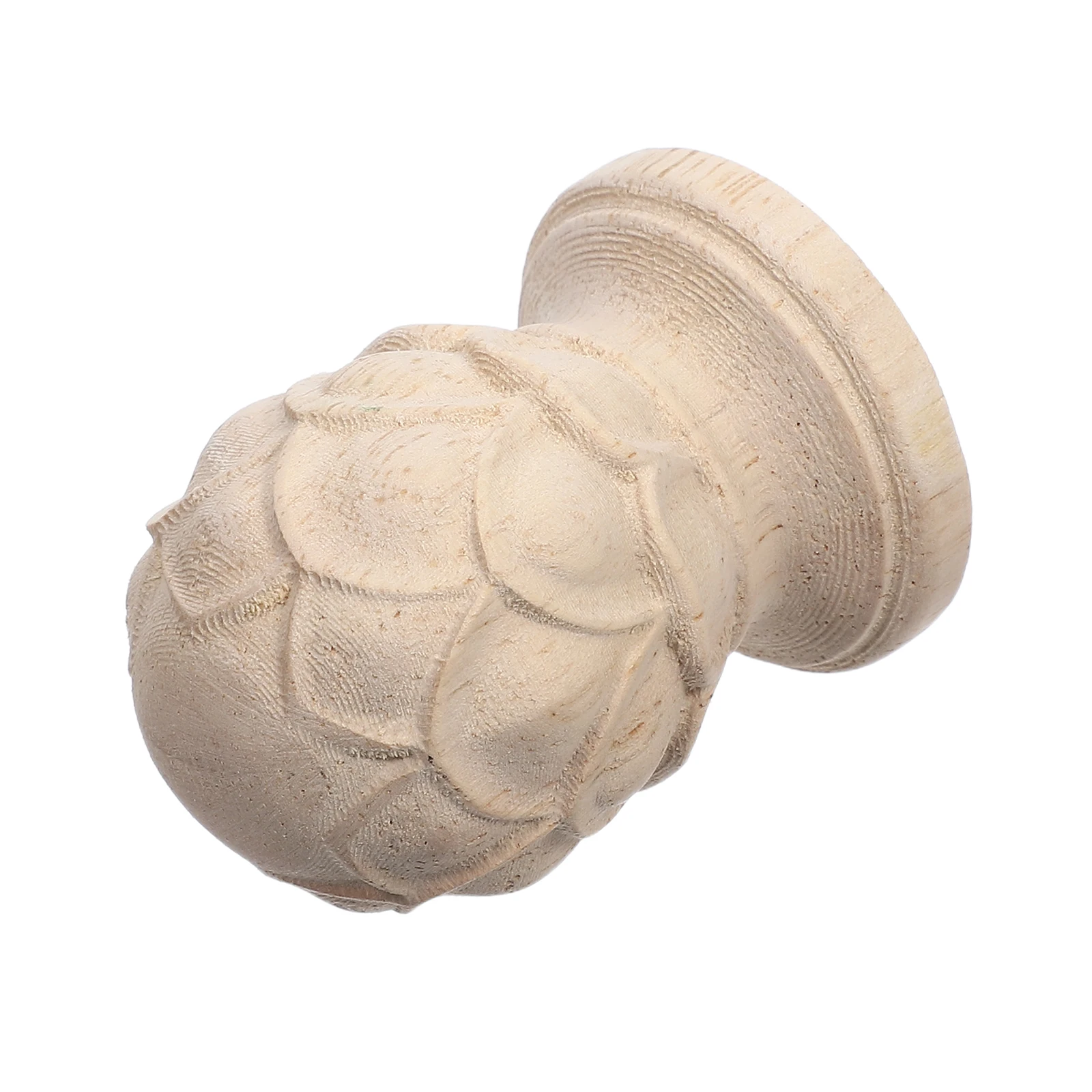 

Wooden Carved Pineapple Finials Home Decor Bed Post Curtain Rod Elegant European Design Bed Post Decorative Finials Wood