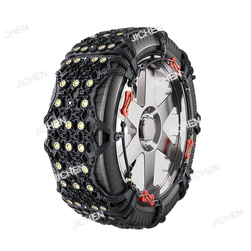 

JC зимняя автомобильная снежная цепь, автоматическая затяжка, автомобиль, грузовик, внедорожные зимние шины общего назначения, противоскользящие шпильки