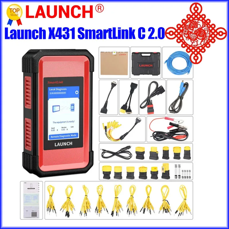 

2023 Launch X-431 SmartLink C 2.0 Heavy-duty Truck Module for Commercial Vehicles/Passenger/New Energy Car FOR X-431 PRO3S+ PRO5