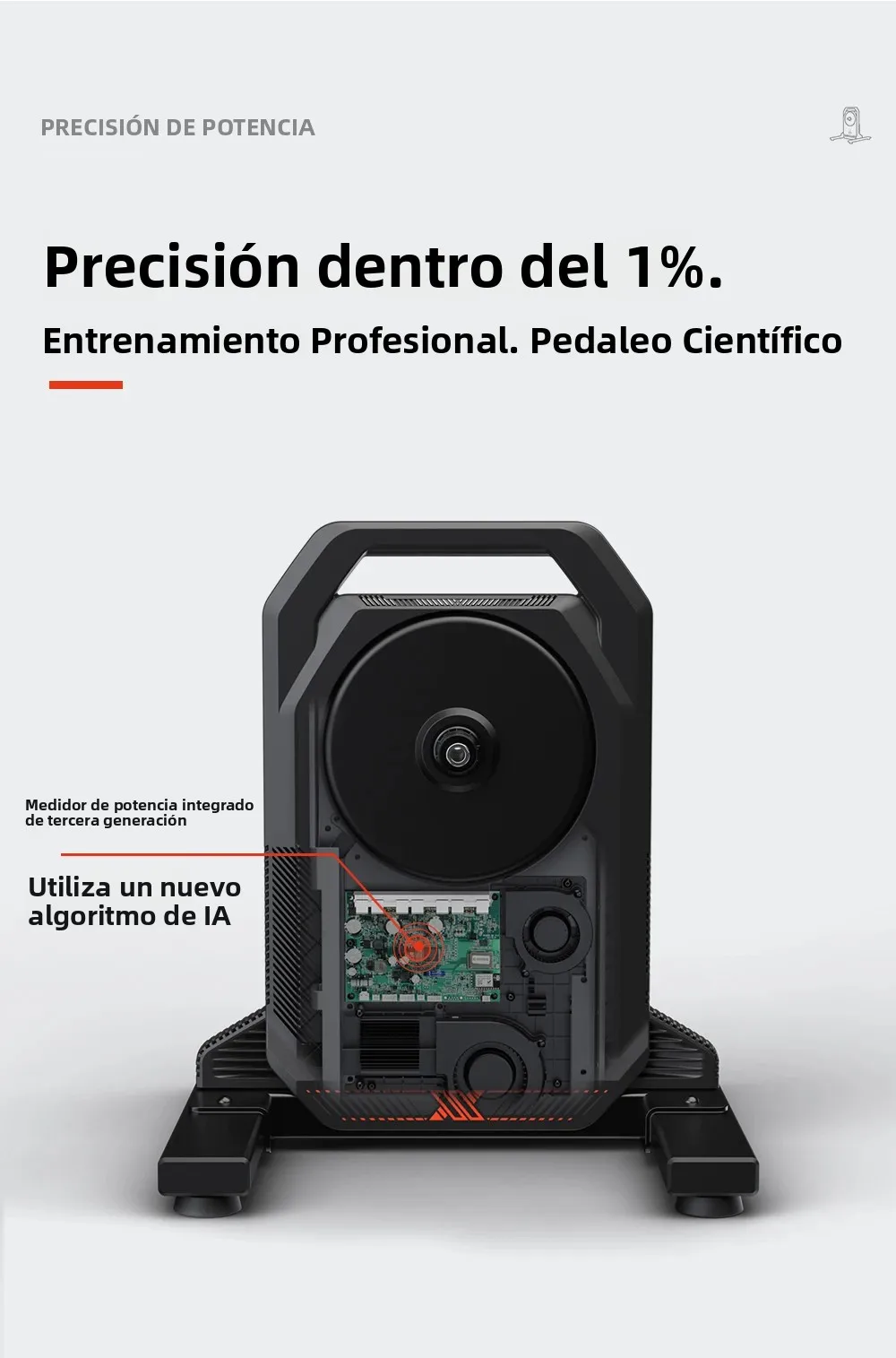 Rodillo inteligente ThinkRider XX PRO de transmisión directa – 2500 W, sin enchufe Rodillo inteligente ThinkRider XX PRO de transmisión directa – 2500 W, sin enchufe