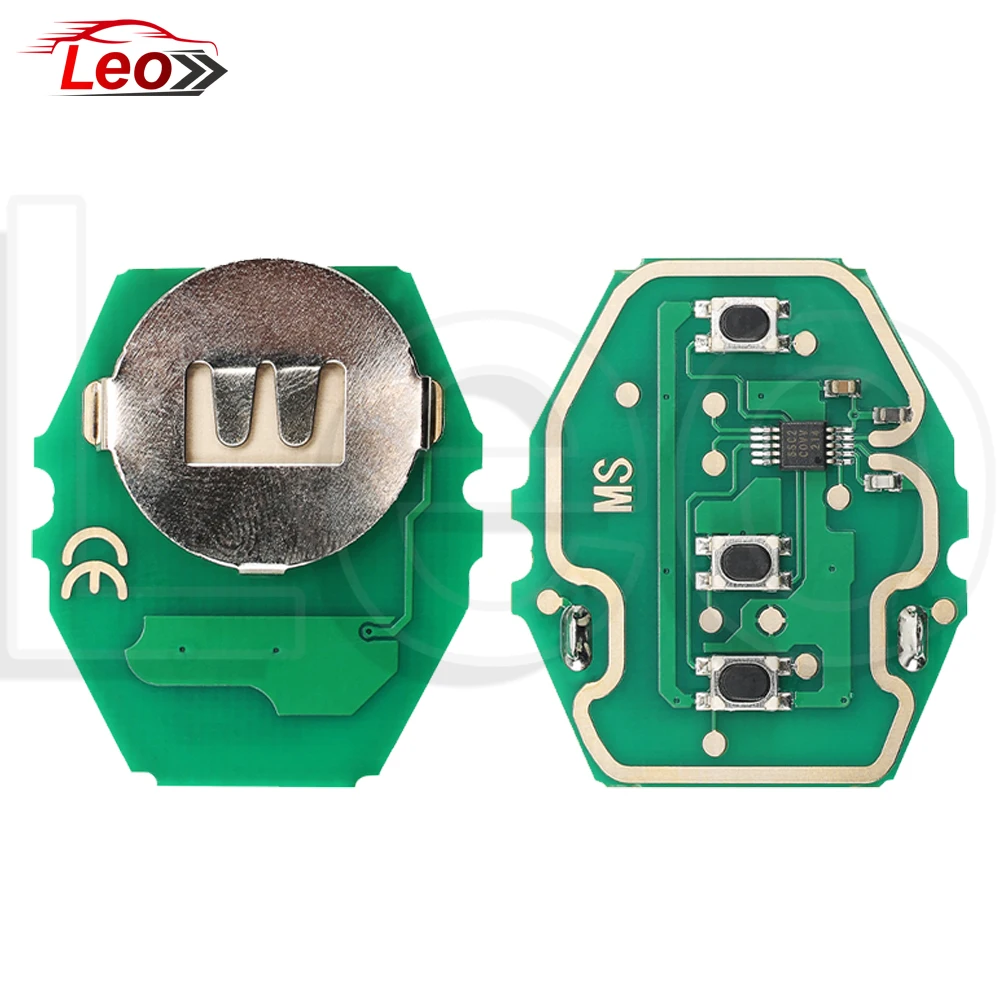 Leo Per BMW MINI Cooper Chiave 2005 2006 2007 Sistema EWS 315 MHz 433 MHz con chip ID44 / PCF7935 Chiave per auto remota intelligente FCC:LX8F2V