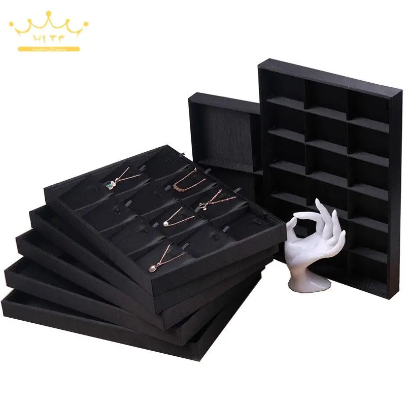 

Jewelry Packaging Trays Wholesale Stackable Jewelry Display Organizer Necklace Bracelet Holder Watch Bangle Ring Storage Case